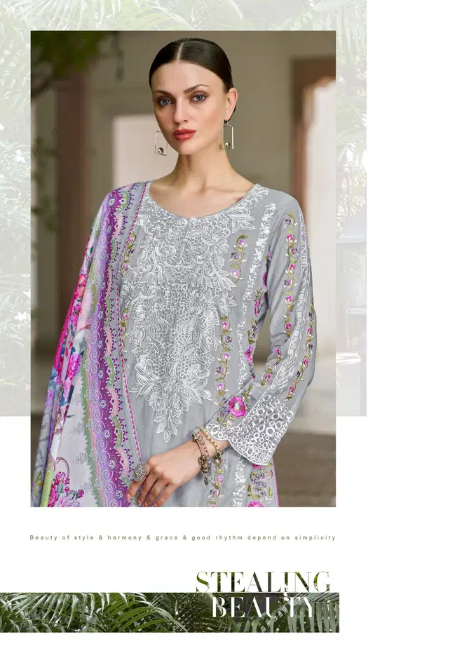 Tabeer 2 By Alok Suit Pakistani Print Embroidery Dress Material Wholesale Online
